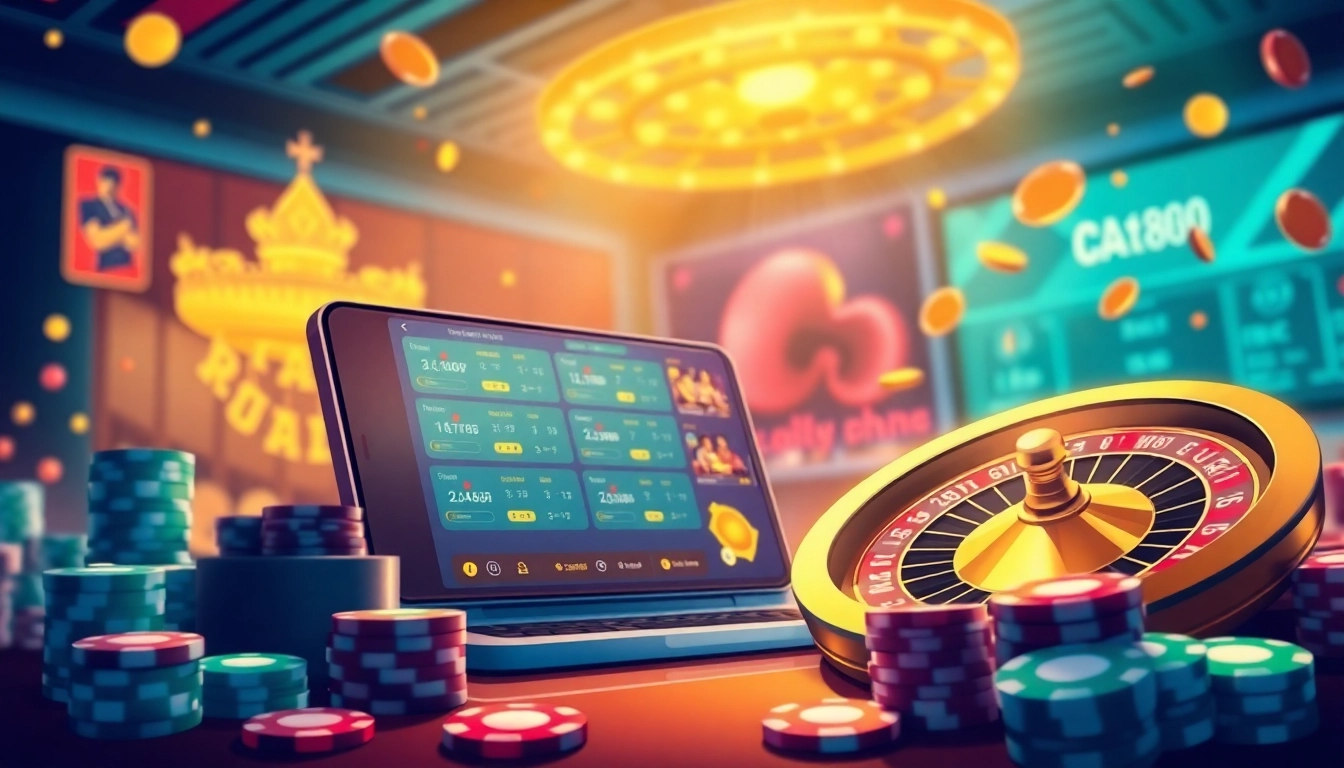 Experience the thrill of online gambling with cat888's interactive gaming interface.