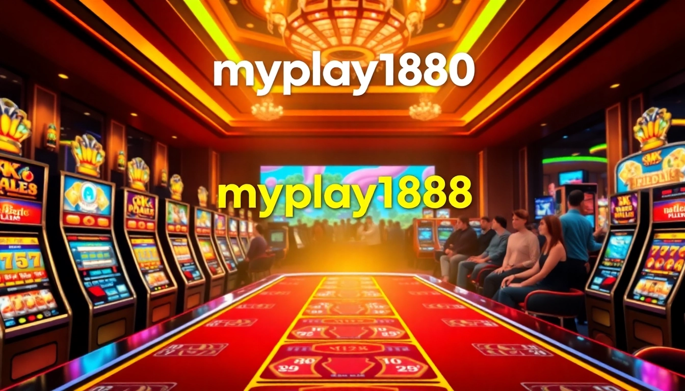 Explore thrilling gaming at myplay168 with dynamic slot machines and vibrant atmosphere.