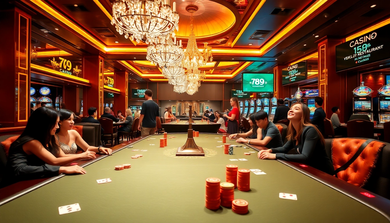 Discover the lively atmosphere at 789club.restaurant, where excitement and luxury meet in a vibrant casino setting.