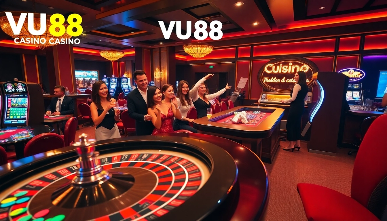 At VU88 Casino, players excitement flourishes with thrilling roulette action and vibrant table games.