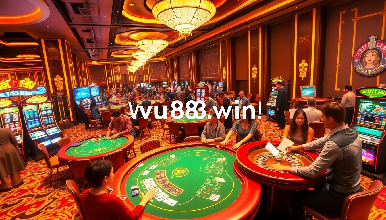 Experience the thrill of live casino gameplay at https://vu88.win/ with vibrant tables and exciting atmosphere.