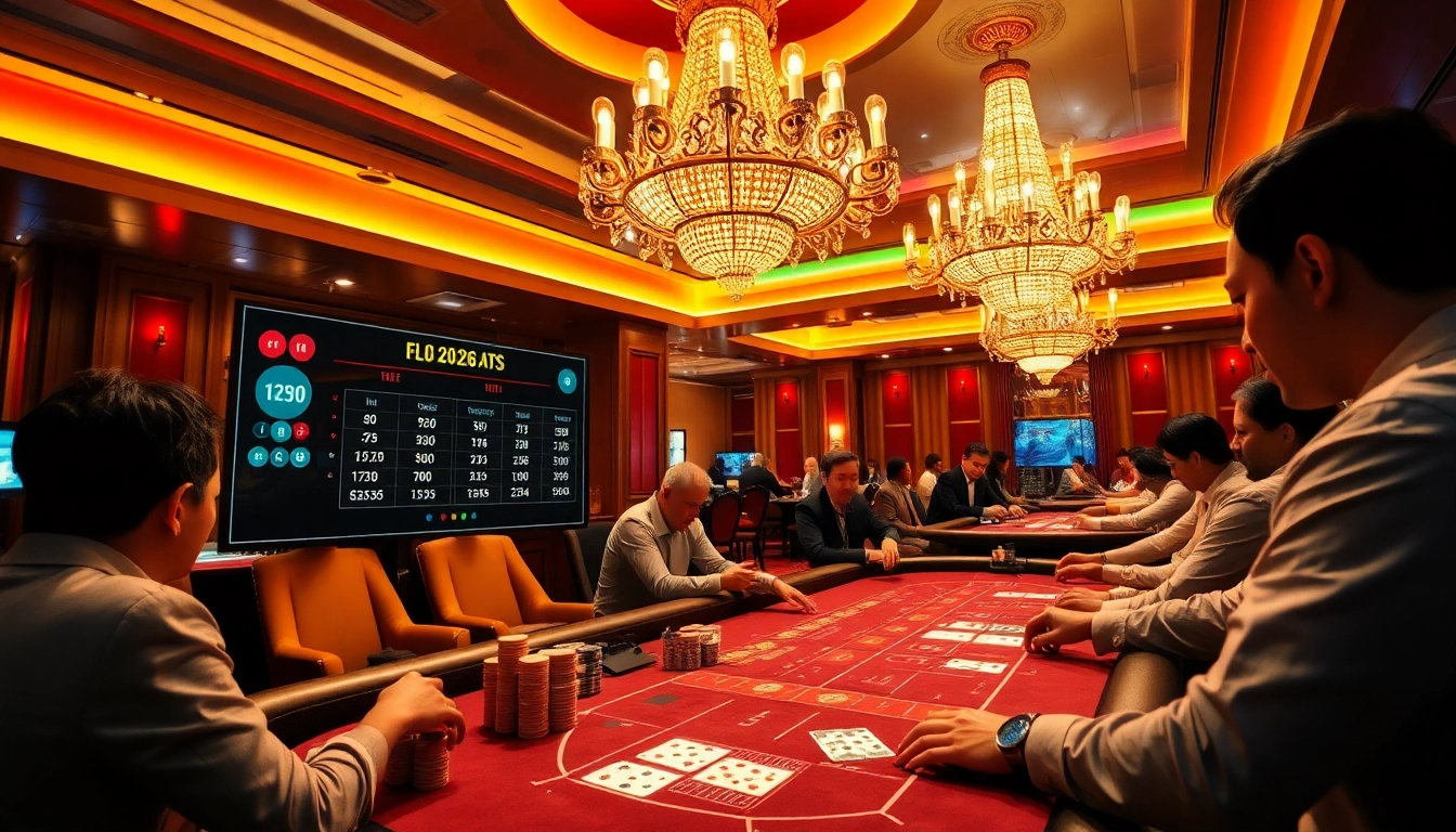 Experience the thrills of "bong da lu fun" at a vibrant casino where high-stakes baccarat creates an electrifying atmosphere.