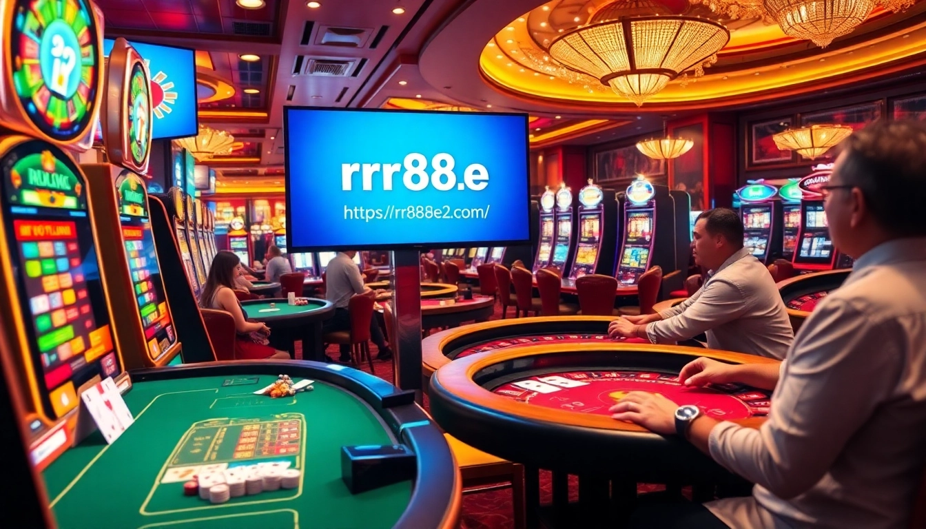 Experience thrilling casino moments with https://rr88e2.com/ showcasing diverse games and live action on vibrant tables.