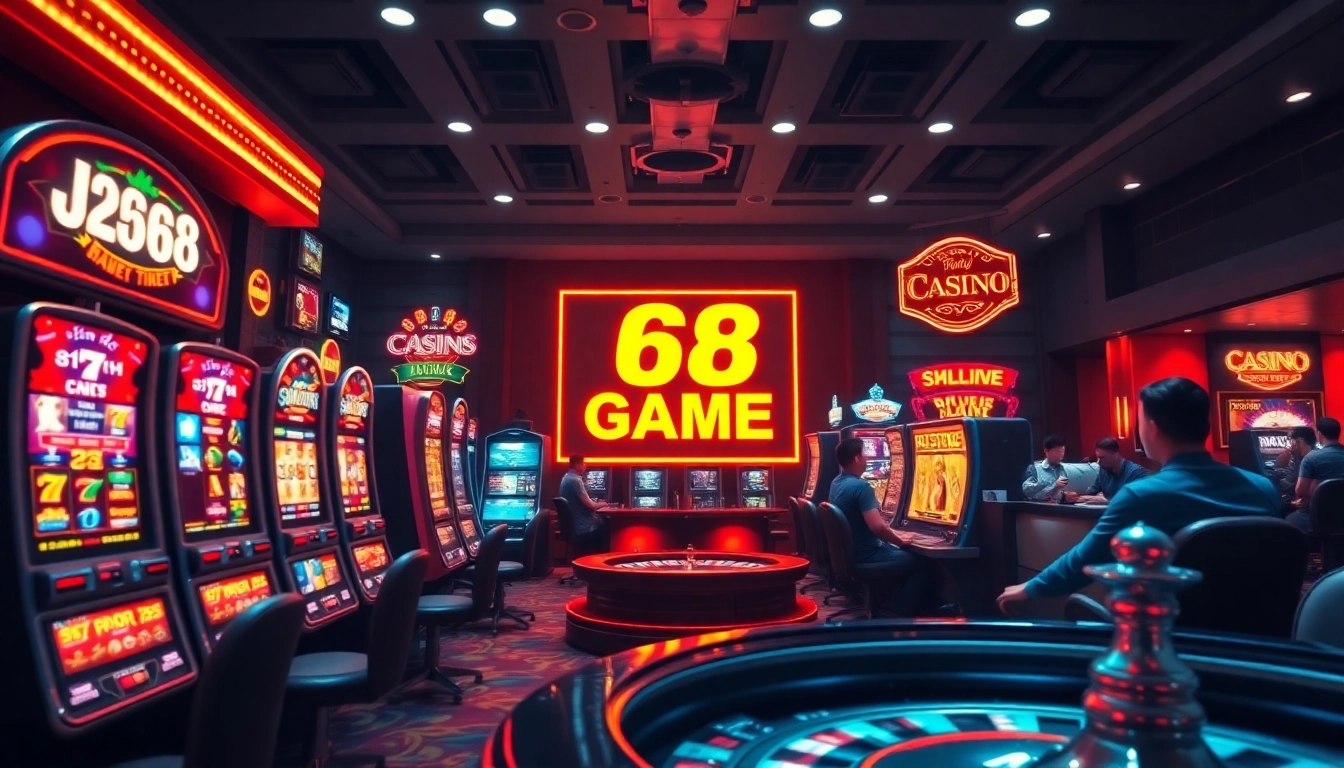 Experience the thrill of 68 game bài đổi thưởng as players engage with vibrant casino gaming.